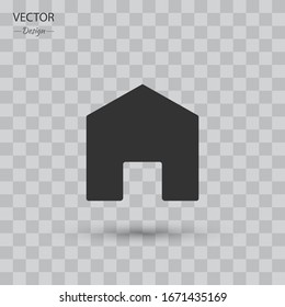 Haussymbol-Design, Vektorillustration