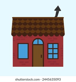 diseño del icono de la casa, gráfico eps10 de la Ilustración vectorial. Diseño plano