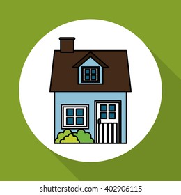 House icon design, vector illustration