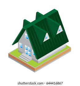 House icon design. Vector illustration. Construction