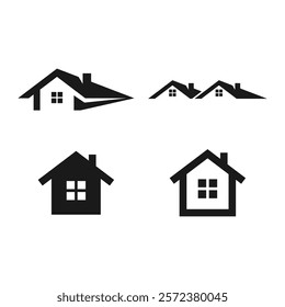 House icon design vector template. Home icon.