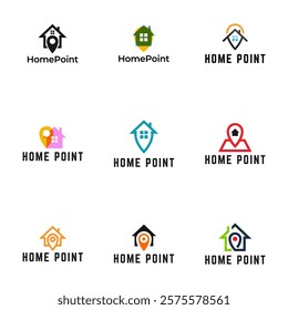 House icon design vector template. Home icon.