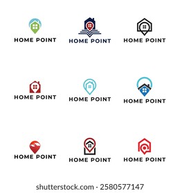 House icon design vector template. Home icon.