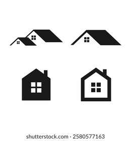 House icon design vector template. Home icon.