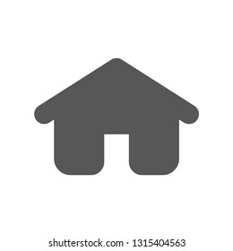 House icon with door