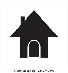 Icono de la casa, con la puerta cerrada