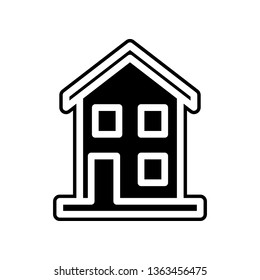 house icon. Element of Buildings for mobile concept and web apps icon. Glyph, flat icon for website design and development, app development