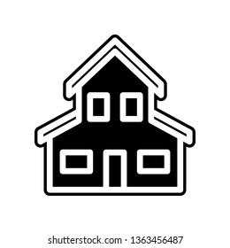 House icon. Element of Buildings for mobile concept and web apps icon. Glyph, flat icon for website design and development, app development