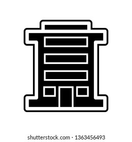 House icon. Element of Buildings for mobile concept and web apps icon. Glyph, flat icon for website design and development, app development