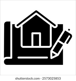 House Icon Element For Design