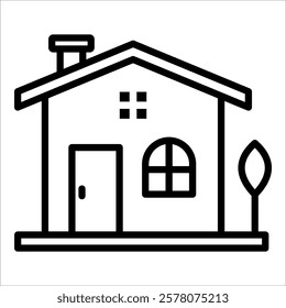 House Icon Element For Design