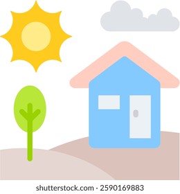 House Icon Element For Design