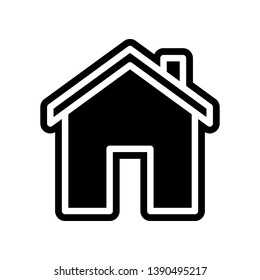 house icon. Element of navigation for mobile concept and web apps icon. Glyph, flat icon for website design and development, app development