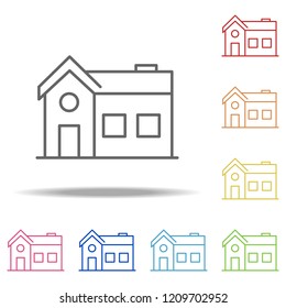 house icon. Elements of Building Landmarks in multi color style icons. Simple icon for websites, web design, mobile app, info graphics