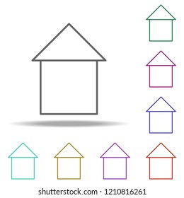 house icon. Elements of business in multi color style icons. Simple icon for websites, web design, mobile app, info graphics