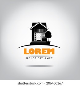 House icon. EPS 10 vector, grouped for easy editing. No open shapes or paths.