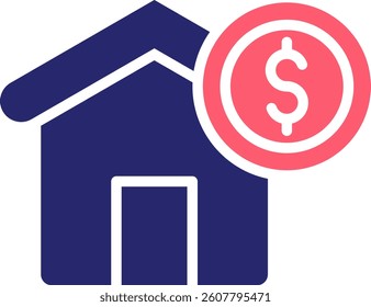 House Icon Fill Vector Illustration