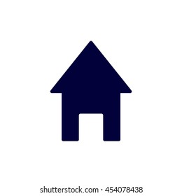 House icon, flat design style