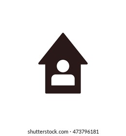 House Icon, flat design style