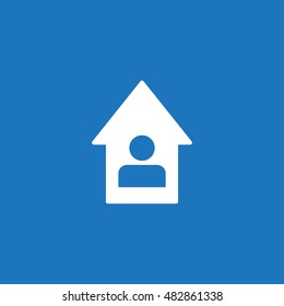 House Icon, flat design style