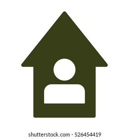 House Icon, flat design style