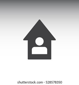 House Icon, flat design style