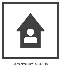 House Icon, flat design style