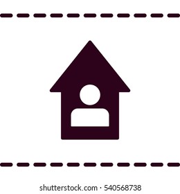 House Icon, flat design style