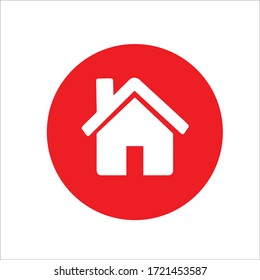 House icon, flat design template, vector