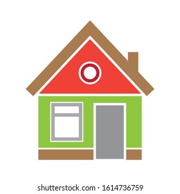 house icon. flat illustration of house vector icon. house sign symbol