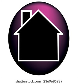 house icon in flat style. home vector illustration on isolated background. colorful cottage houses. flat style modern buildings. house vector logo image. 3d home icon graphic