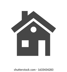 House Icon in flat style isolated on white background. Homepage symbol for your web site design, logo, app, UI. Vector illustration, EPS10.