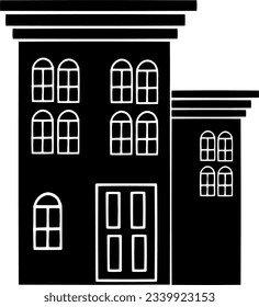 Icono de la casa en glifo 