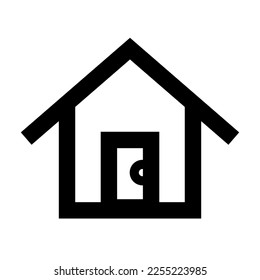Icono de la casa. Hogar. Casa separada. Vector.