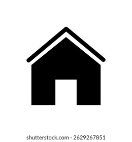 House icon. Home page icon. A set of layers and contours of a house or building. Vector illustration.	