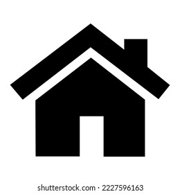 HOUSE ICON, HOME PICTOGRAM ISOLATED, VECTOR RESOURCE