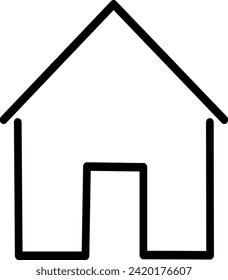 House icon , home icon. Replaceable vector design.