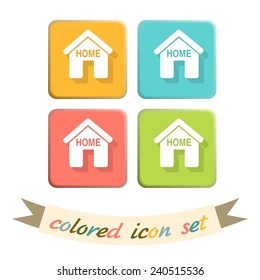 House icon. Home sign