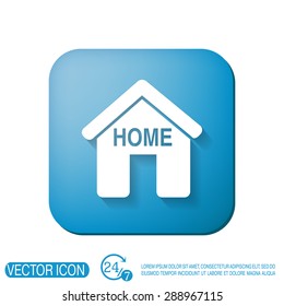 House icon. Home sign