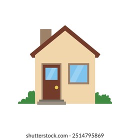 House icon. Home icon. Simple home front view icon vector illustration.