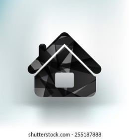 House icon home symbol vector element web