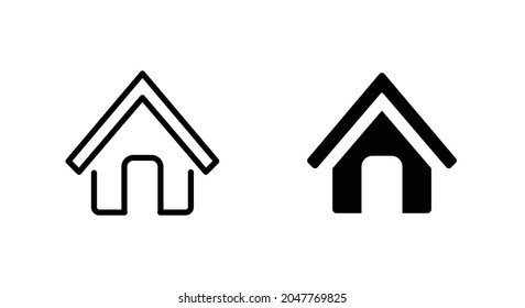 House icon. home icon in trendy flat style isolated on background, page symbol for your web site design home icon logo
