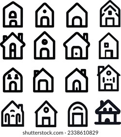 House Icon Home vector illustration symbol