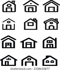 House Icon Home vector illustration symbol