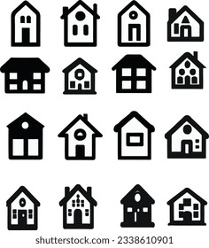 House Icon Home vector illustration symbol