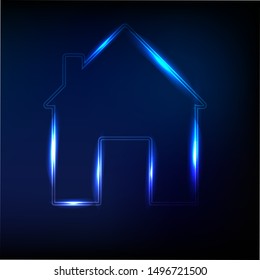 House icon. Home vector image to be used in web applications, mobile applications and print media.
