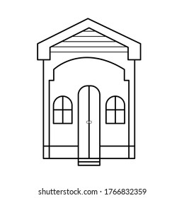 House icon. Home vector image to be used in web applications, mobile applications and print media.