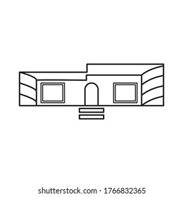 House icon. Home vector image to be used in web applications, mobile applications and print media.
