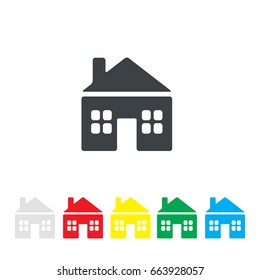 house icon. Home icon vector on white background