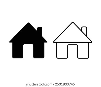 House icon. Home icon vector set.